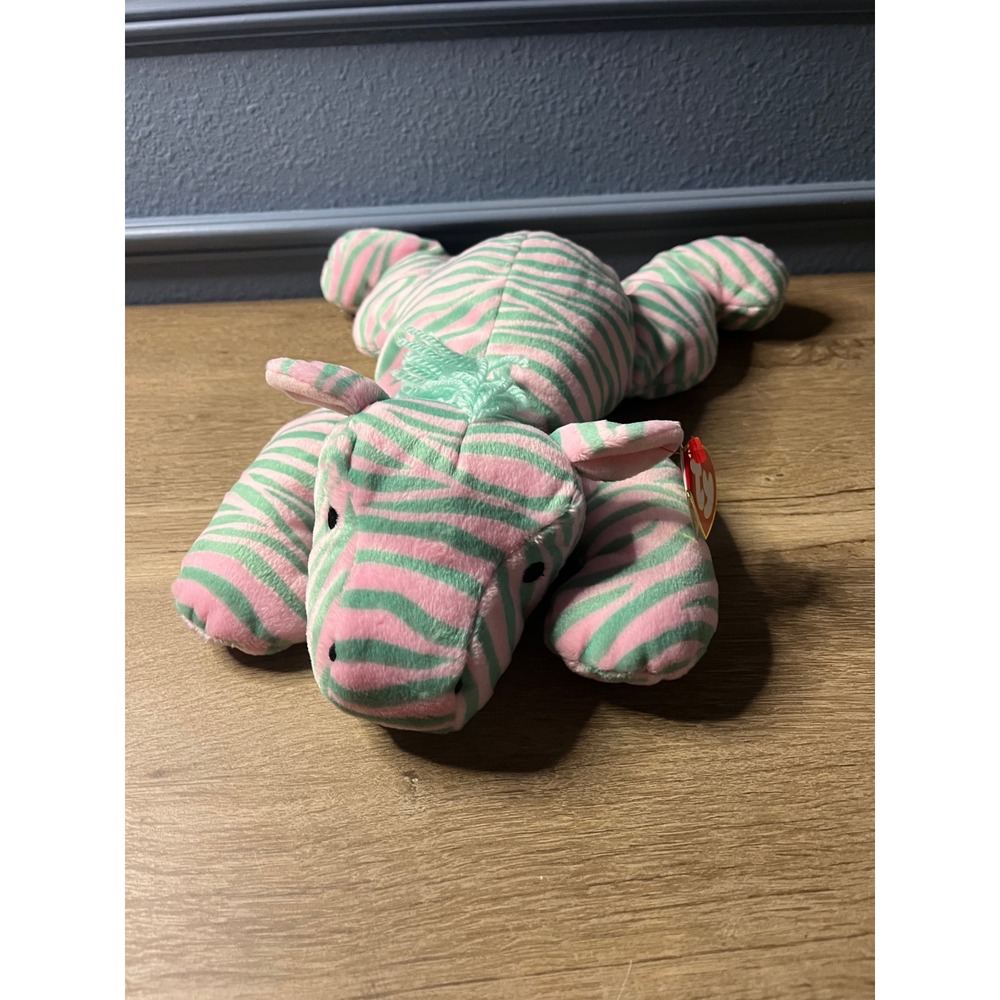 Ty Beanie Baby Zulu Zebra Pillow‎ Pal Plush Toy NWOT